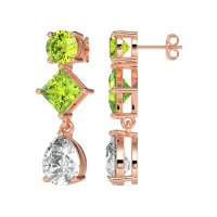 Multi-Shape Dangle Earrings