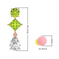 Multi-Shape Dangle Earrings