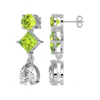 Multi-Shape Dangle Earrings