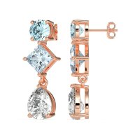 Multi-Shape Dangle Earrings