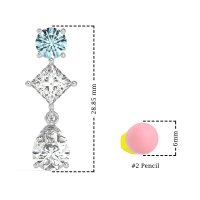 Multi-Shape Dangle Earrings
