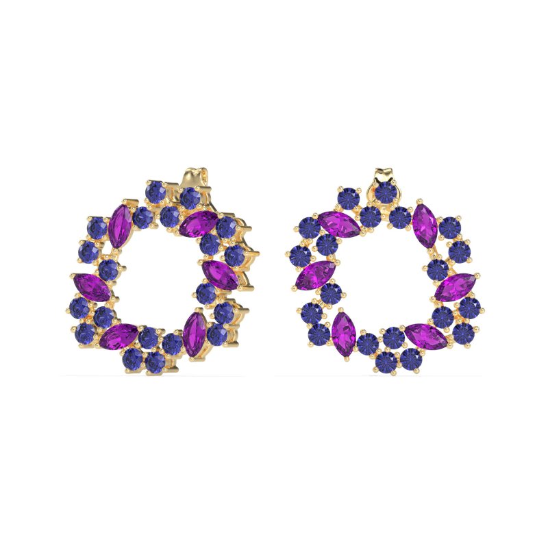 Marquise Fairy Cluster Earrings