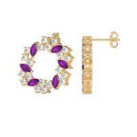 Marquise Fairy Cluster Earrings