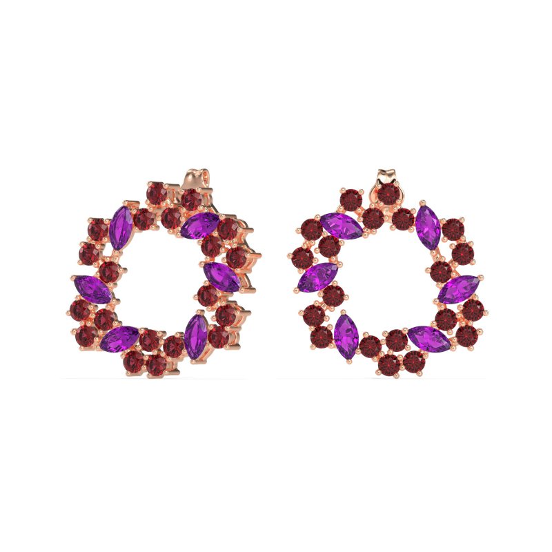 Marquise Fairy Cluster Earrings