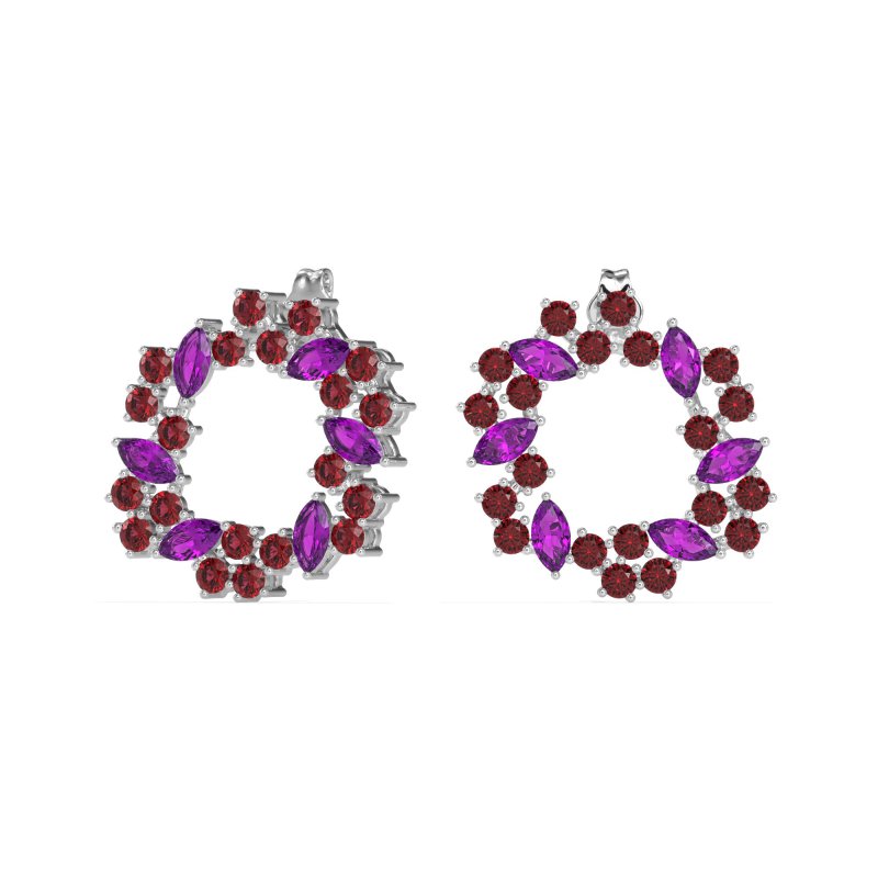 Marquise Fairy Cluster Earrings