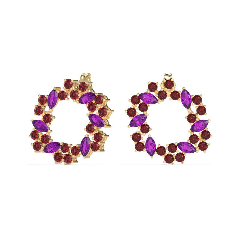 Marquise Fairy Cluster Earrings