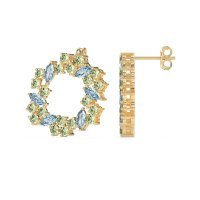 Marquise Fairy Cluster Earrings