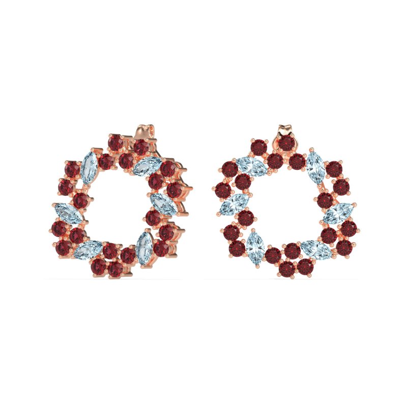 Marquise Fairy Cluster Earrings