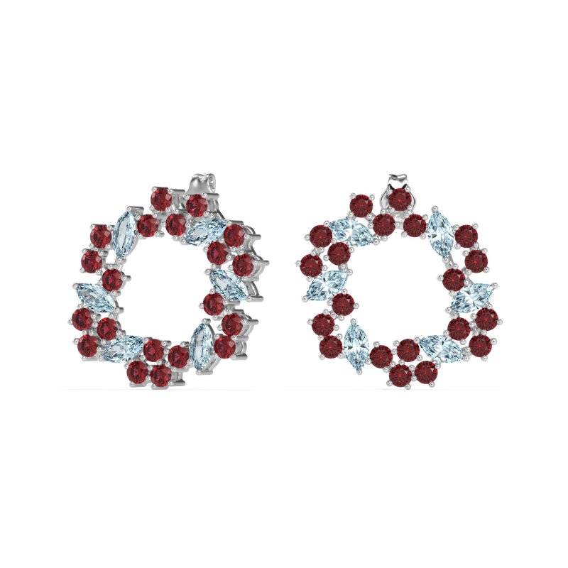 Marquise Fairy Cluster Earrings