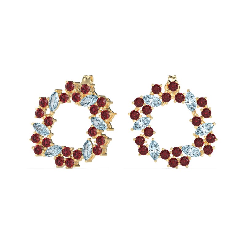 Marquise Fairy Cluster Earrings