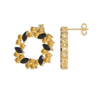Marquise Fairy Cluster Earrings