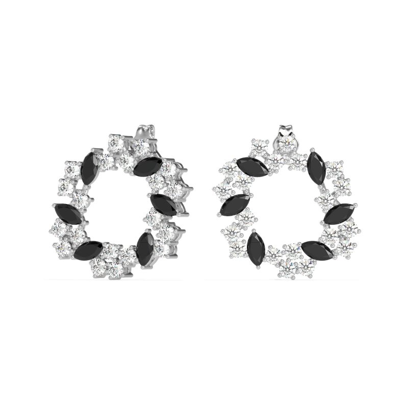 Marquise Fairy Cluster Earrings
