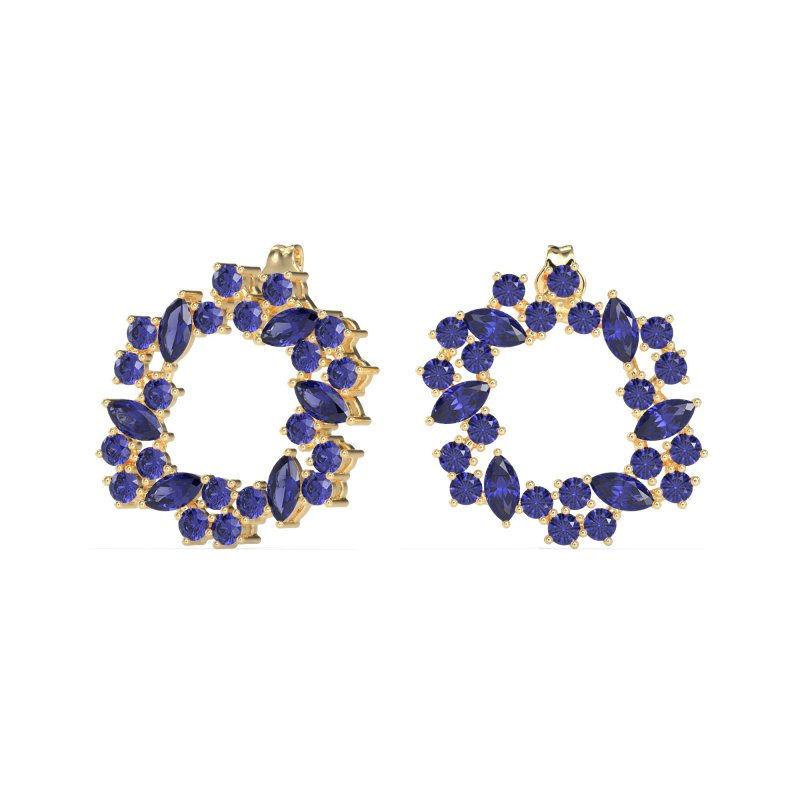 Marquise Fairy Cluster Earrings