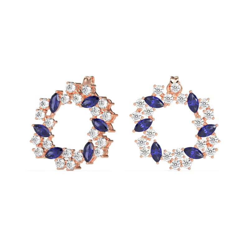 Marquise Fairy Cluster Earrings