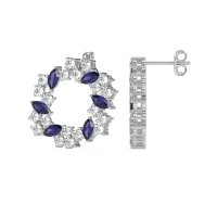 Marquise Fairy Cluster Earrings