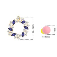 Marquise Fairy Cluster Earrings