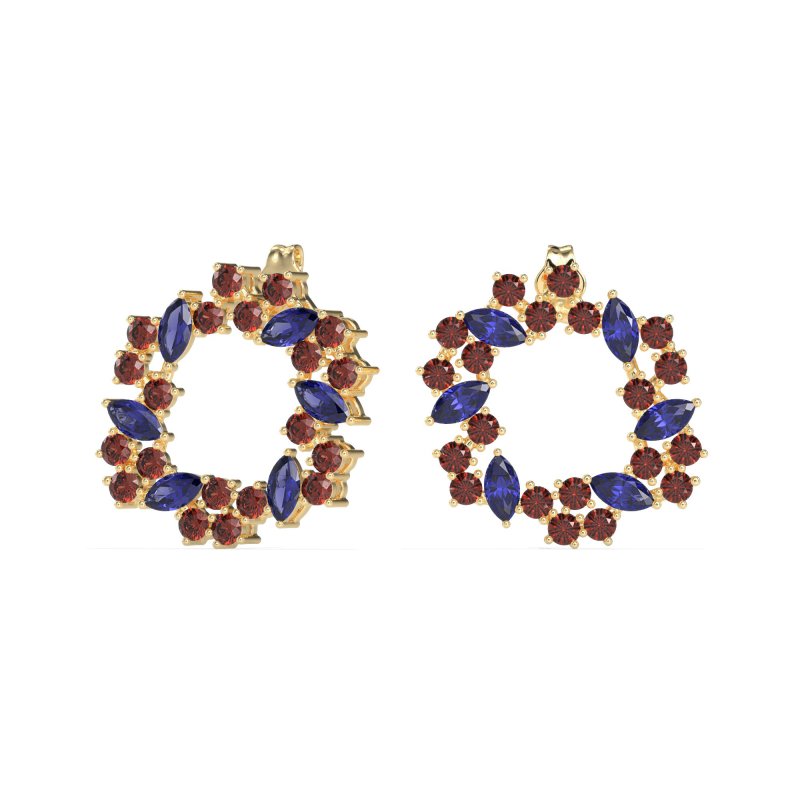 Marquise Fairy Cluster Earrings