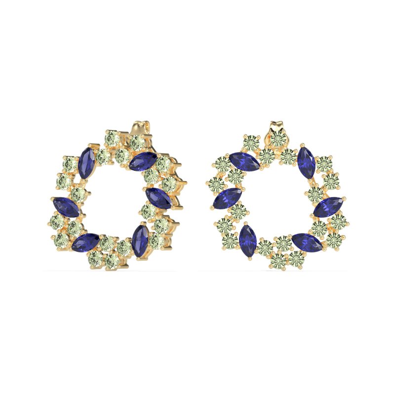 Marquise Fairy Cluster Earrings