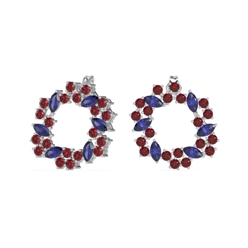 Marquise Fairy Cluster Earrings