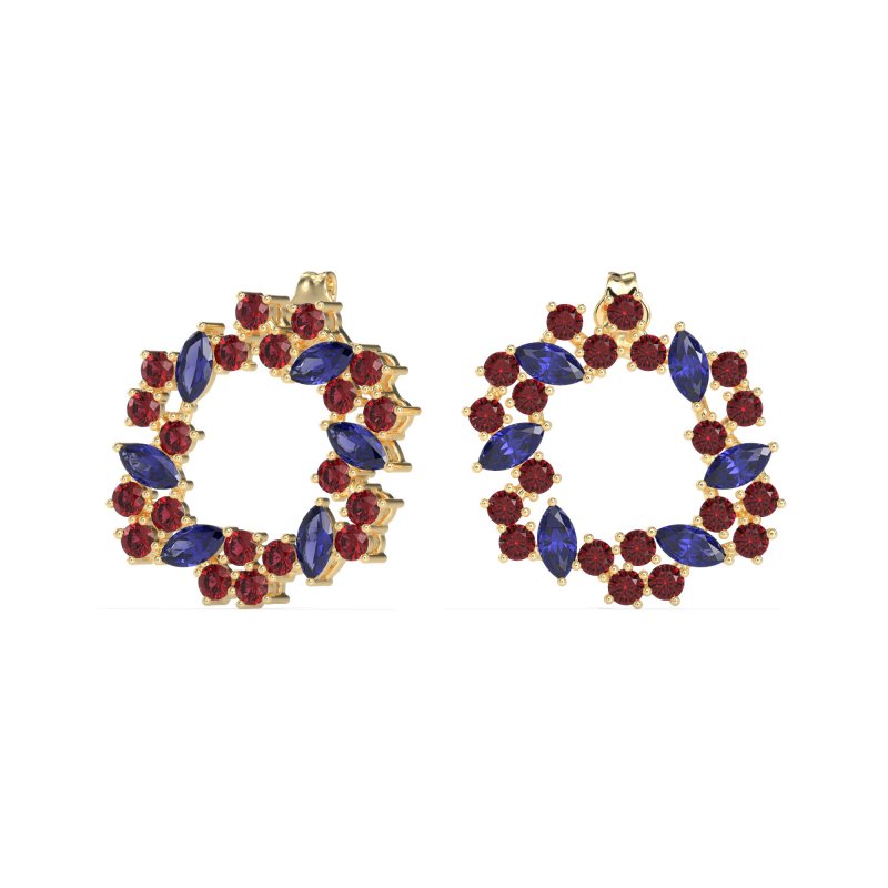 Marquise Fairy Cluster Earrings