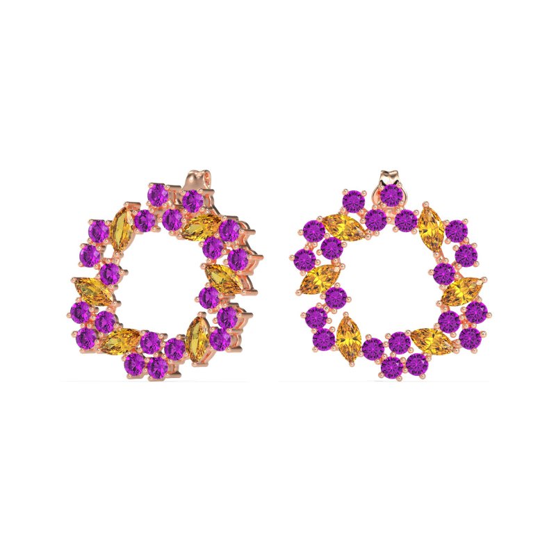 Marquise Fairy Cluster Earrings