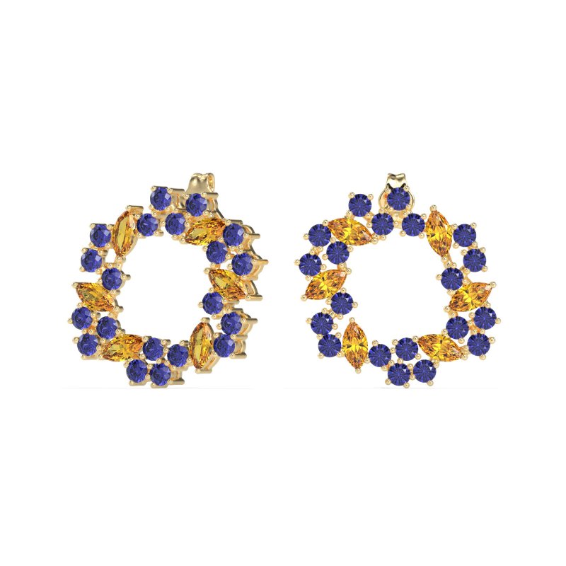 Marquise Fairy Cluster Earrings