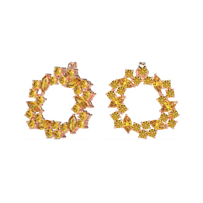 Marquise Fairy Cluster Earrings