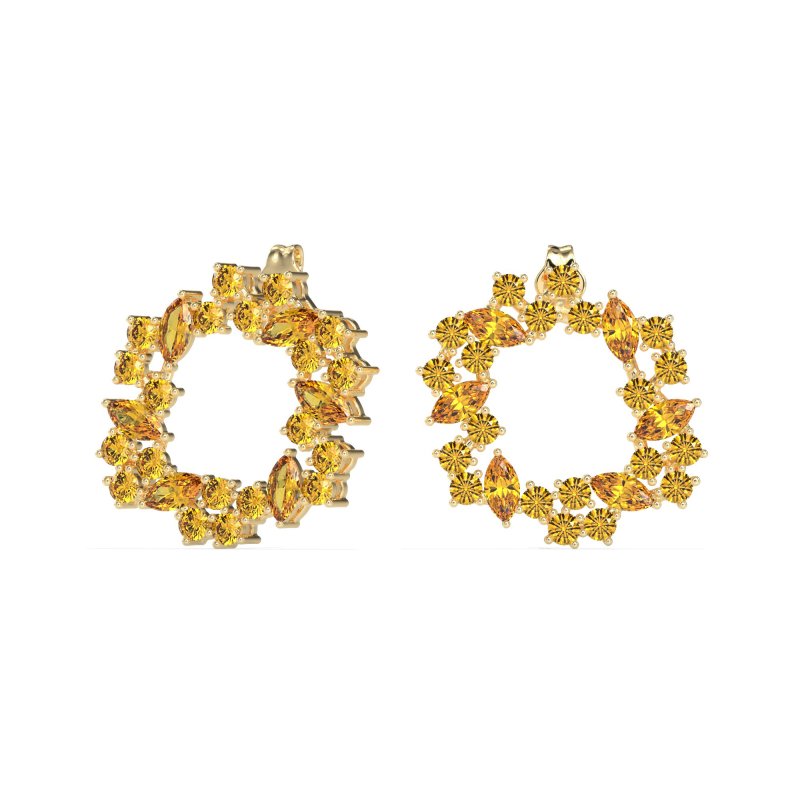 Marquise Fairy Cluster Earrings