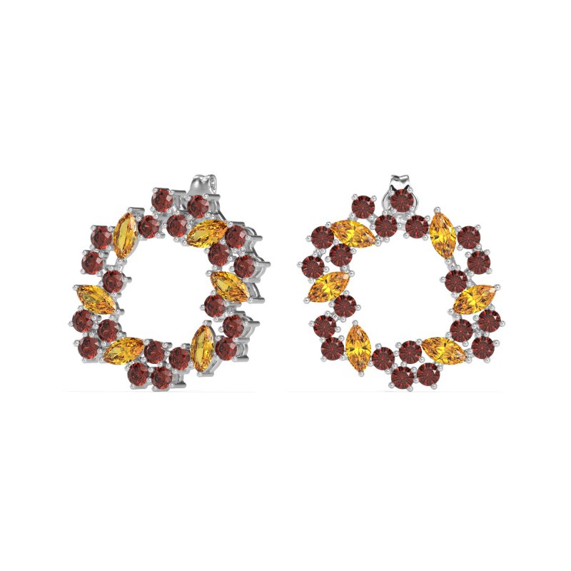Marquise Fairy Cluster Earrings