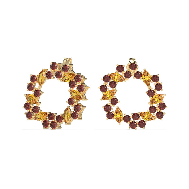 Marquise Fairy Cluster Earrings