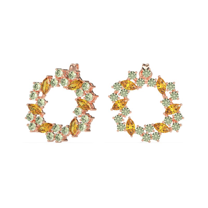 Marquise Fairy Cluster Earrings