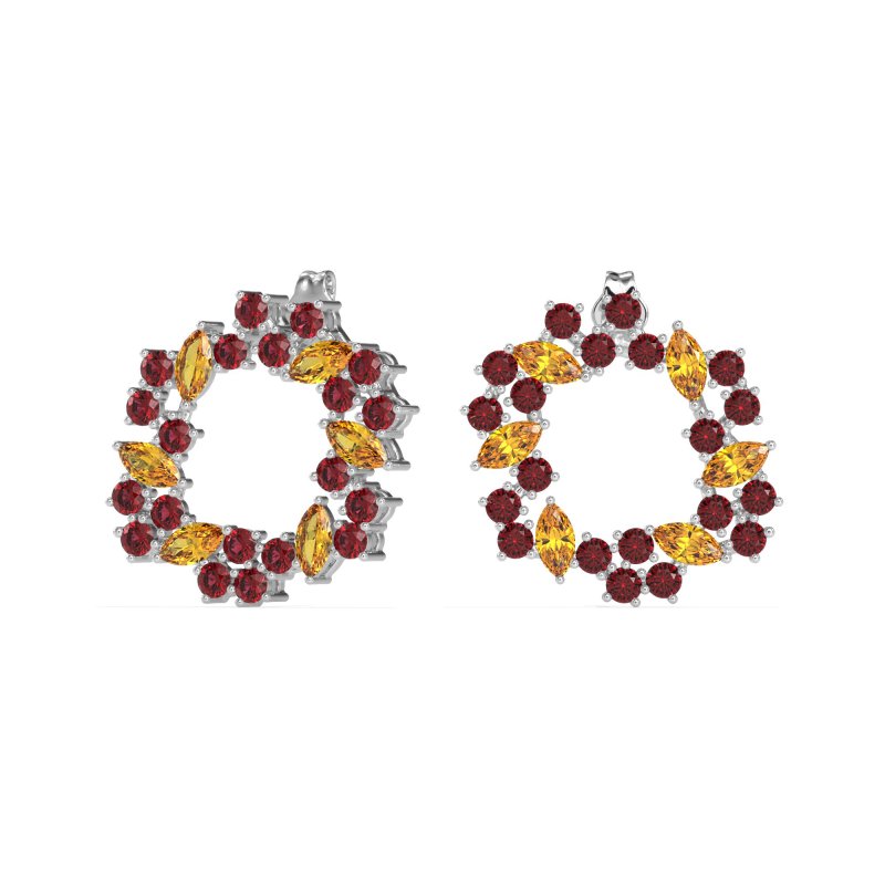 Marquise Fairy Cluster Earrings