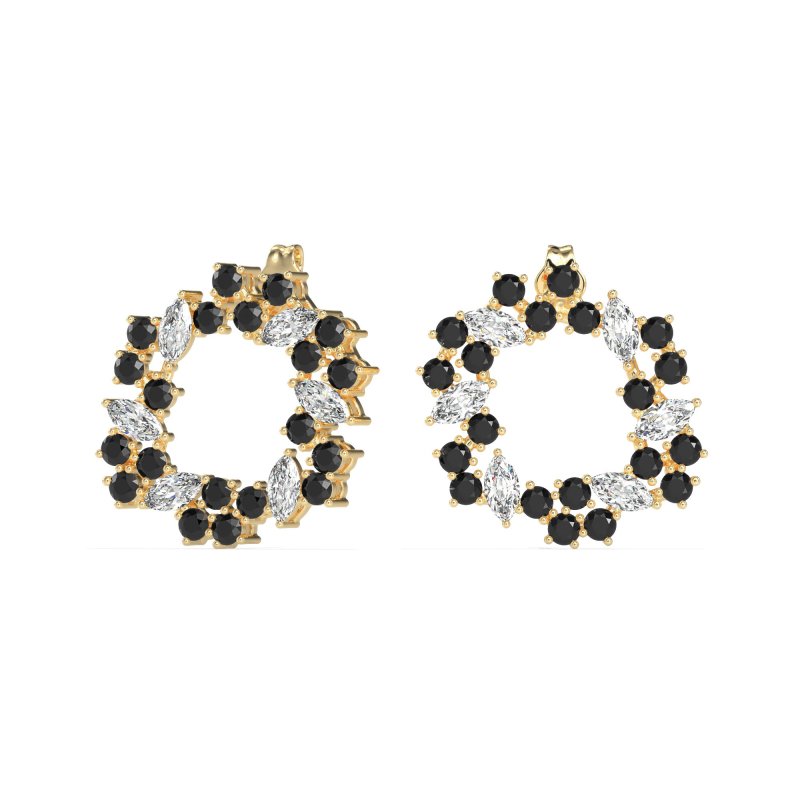 Marquise Fairy Cluster Earrings