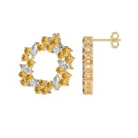 Marquise Fairy Cluster Earrings