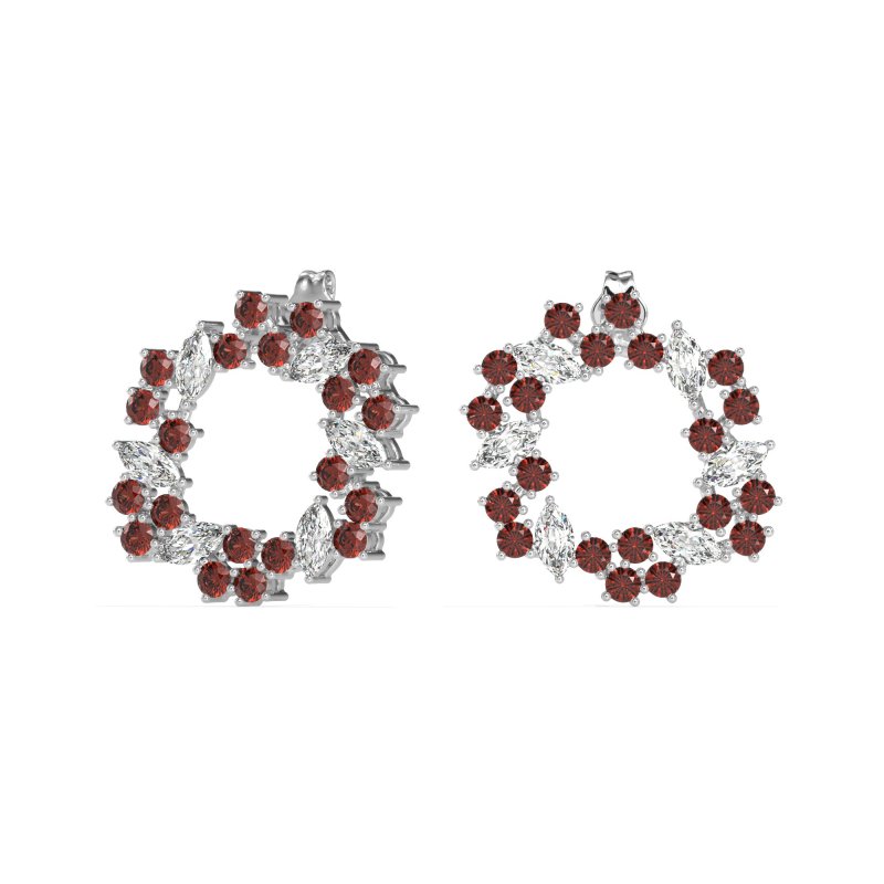 Marquise Fairy Cluster Earrings