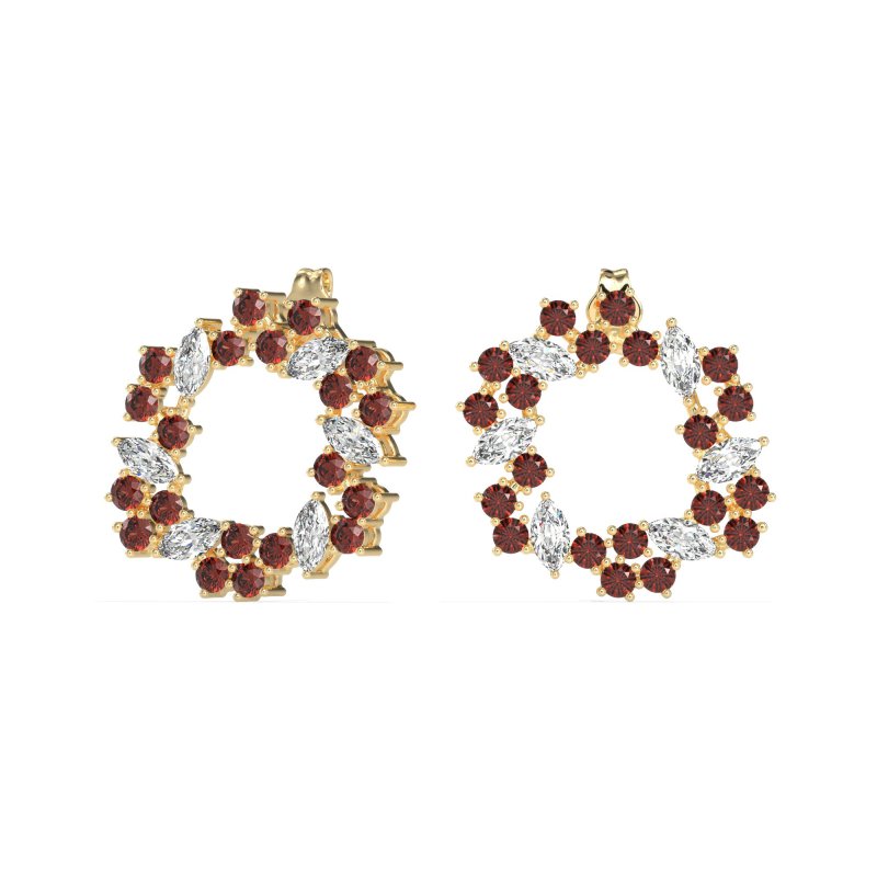 Marquise Fairy Cluster Earrings