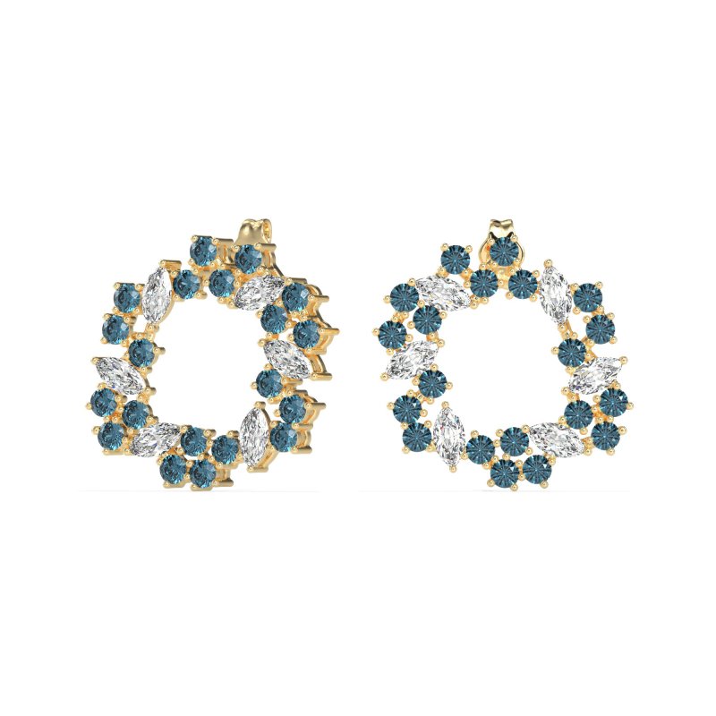Marquise Fairy Cluster Earrings