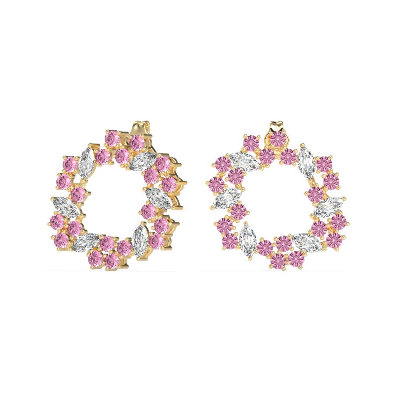Marquise Fairy Cluster Earrings