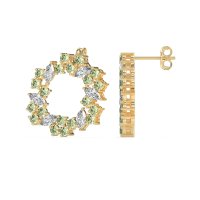 Marquise Fairy Cluster Earrings