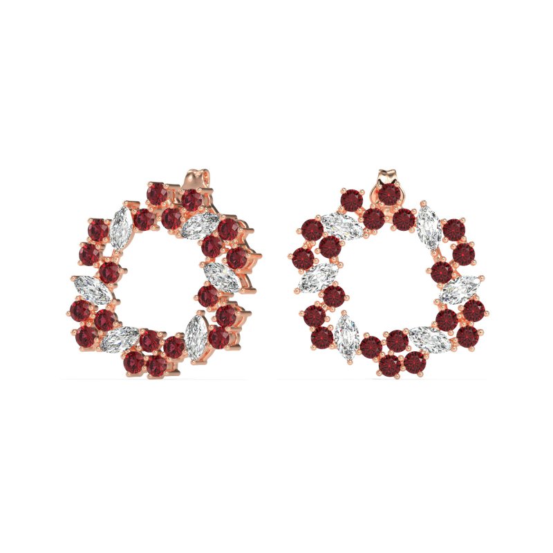 Marquise Fairy Cluster Earrings