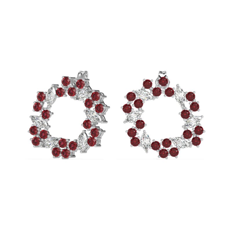 Marquise Fairy Cluster Earrings