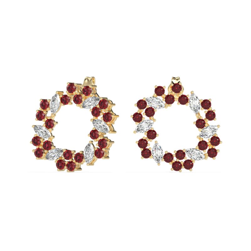 Marquise Fairy Cluster Earrings