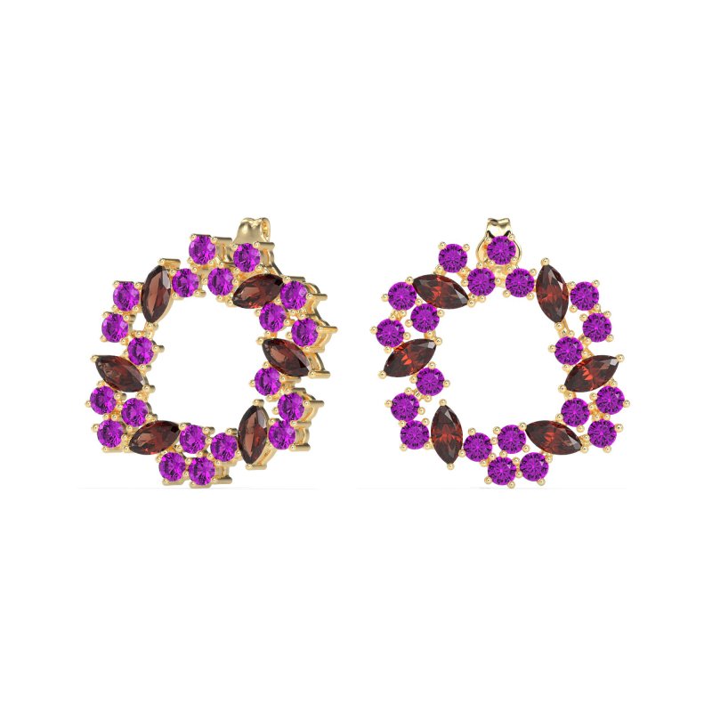 Marquise Fairy Cluster Earrings