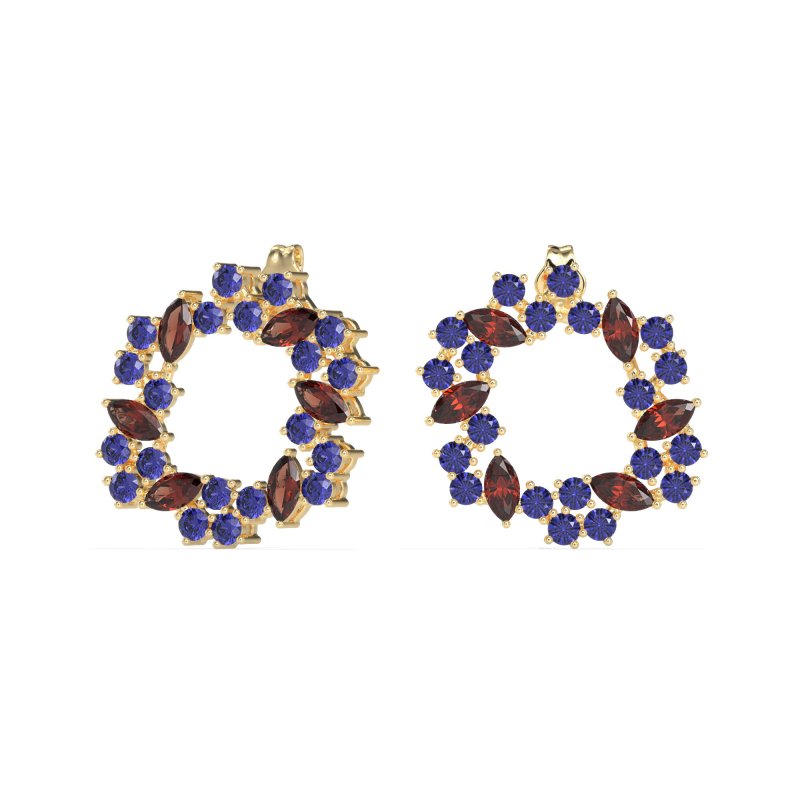 Marquise Fairy Cluster Earrings
