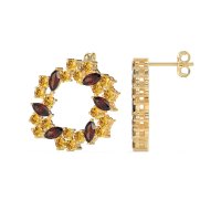 Marquise Fairy Cluster Earrings