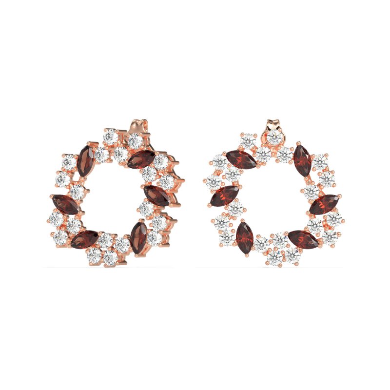 Marquise Fairy Cluster Earrings