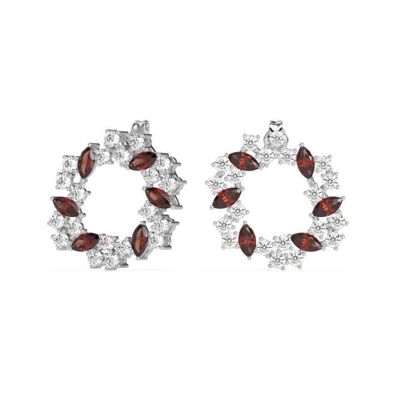 Marquise Fairy Cluster Earrings