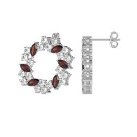 Marquise Fairy Cluster Earrings