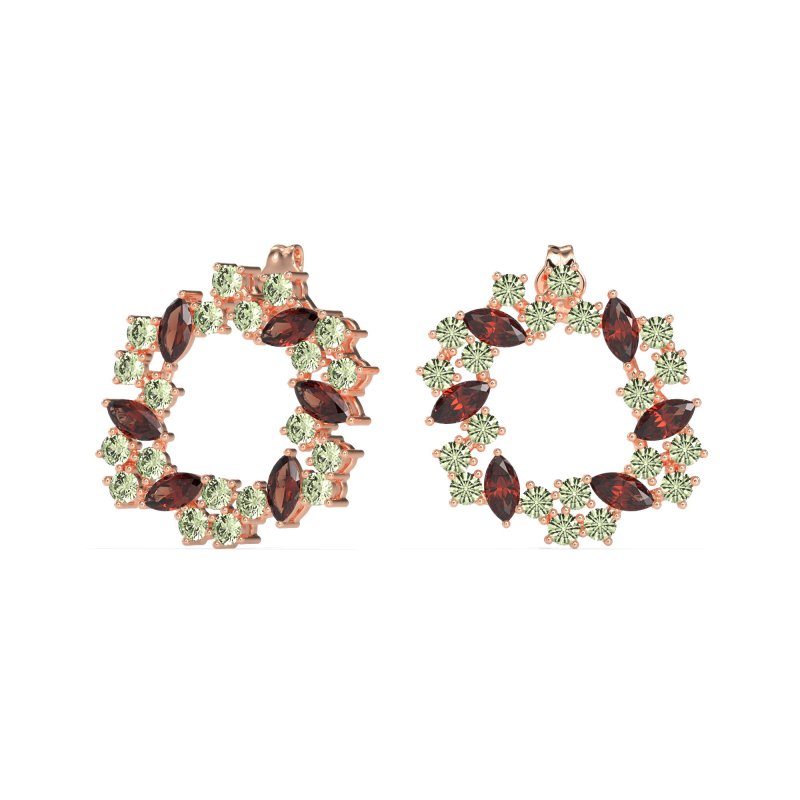 Marquise Fairy Cluster Earrings