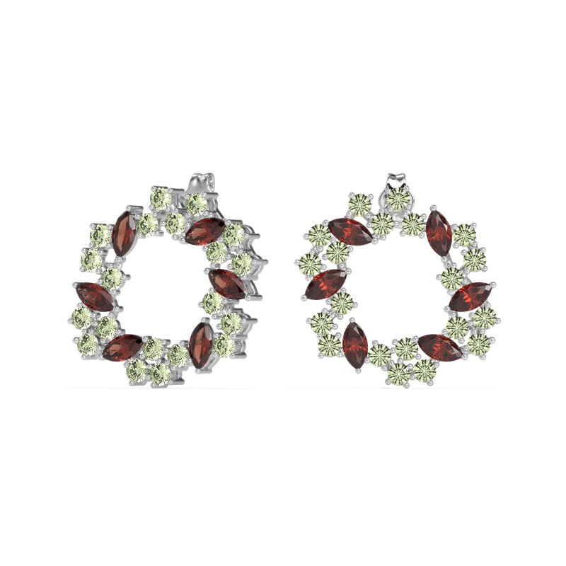 Marquise Fairy Cluster Earrings